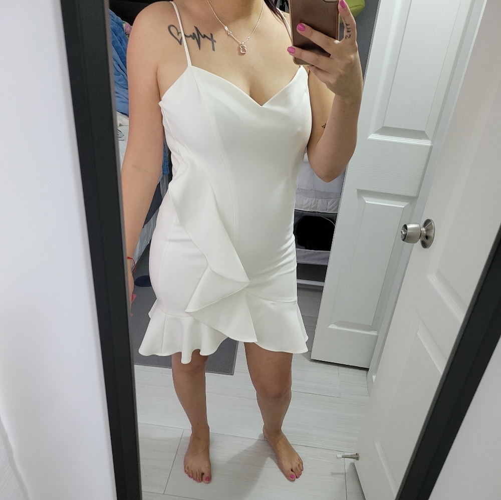 White Dress Size 8